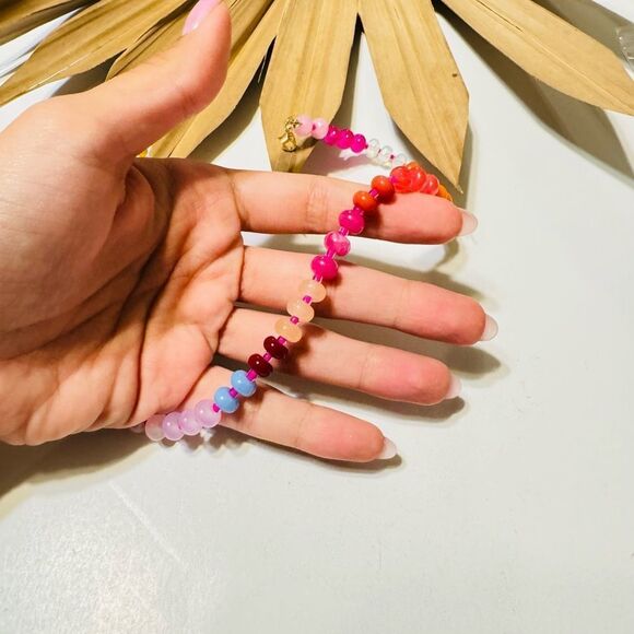 Summer beaded necklace S689 - Picture 3 of 3